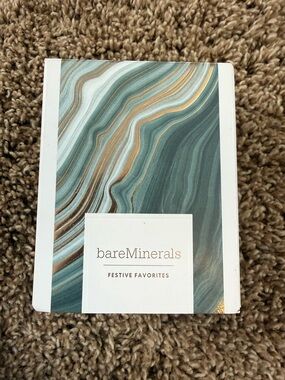 bareMinerals Decorative Marbled Box in Teal and Gold